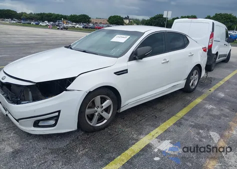 2014 Kia Optima Lx from USA, damaged, VIN 5XXGM4A79EG285664